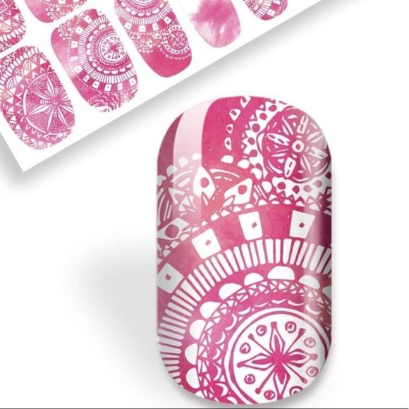 Colour Flash - Tribal Dreams, design on a lush tie dye base. Nail strips! - Picture 6 of 10